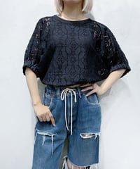 Desigual  Flower Lace Tops BK
