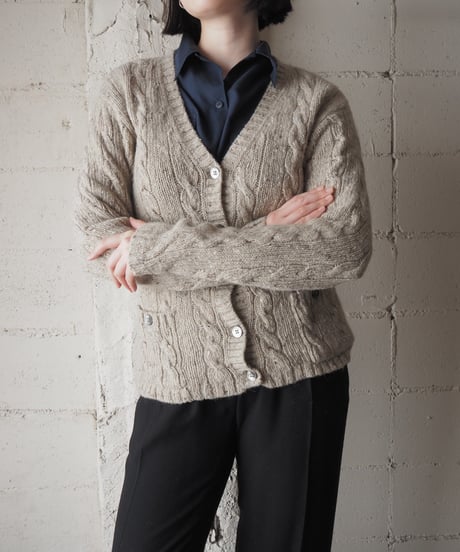 LAUREN Ralph Lauren Wool Cable Knit Cardigan BE