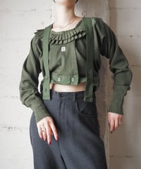 Remake Sweden Military Frilled Underpants Top KA