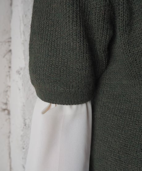 1960-70's Vintage Sears Short Sleeve Knit Cardigan KA