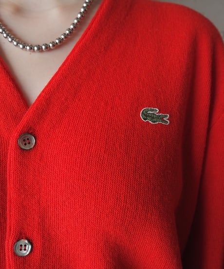 IZOD LACOSTE Made in USA Acrylic Knit Cardigan RE