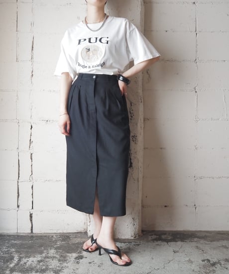 PUG Embroidered Cotton Tee WH