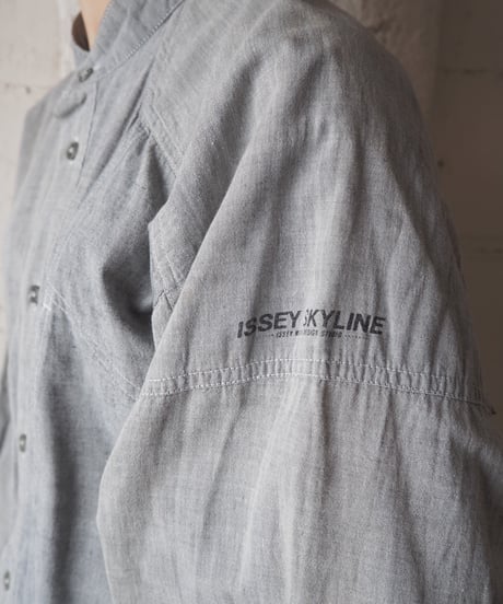 ISSEY MIYAKE SKYLINE Band Collar Shirt LGR