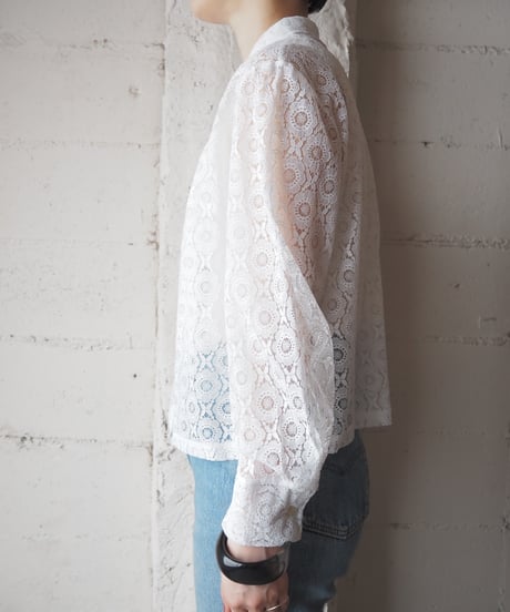 1970's L/S Lace Shirt WH