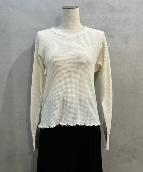 Remake Vintage Ruffled Hem Thermal IV