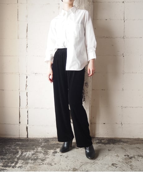 BLACK COMME des GARÇONS Three Quarter Sleeve Shirt WH