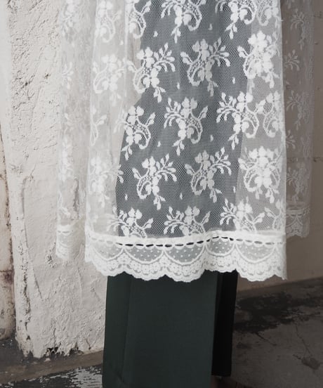 GUNNE SAX Lace Square Collar Dress WH
