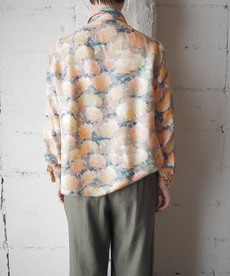 Floral Print Long Sleeve Shirt OR