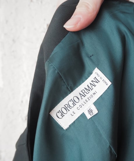 GIORGIO ARMANI Collarless Jacket DGN