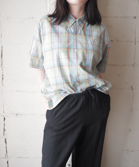 Ralph Lauren Short Sleeve Button Down Check Shirt YGN
