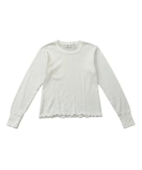 Remake Vintage Ruffled Hem Thermal IV