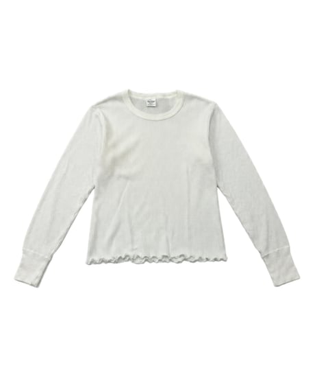 Remake Vintage Ruffled Hem Thermal IV