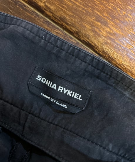SONIA RYKIEL Side Button Half Pants BK
