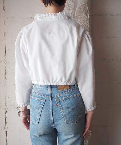 Cropped Tyrolean Blouse WH