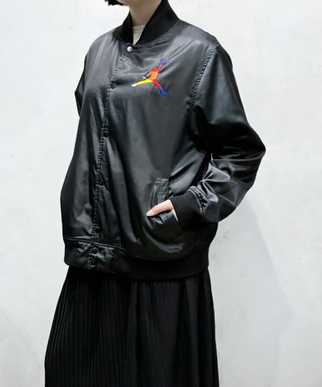 JORDAN Back Logo Satin Blouson BK
