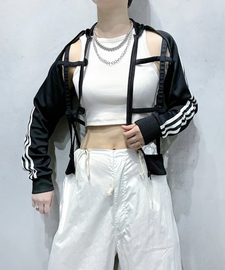 adidas × JEREMY SCOTT Cage Track Jacket BKWH