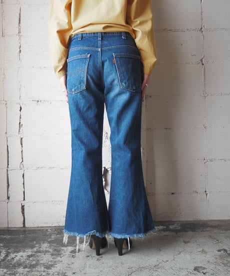 1980's Levi's 684 Cut Off Big Bell Pants BL
