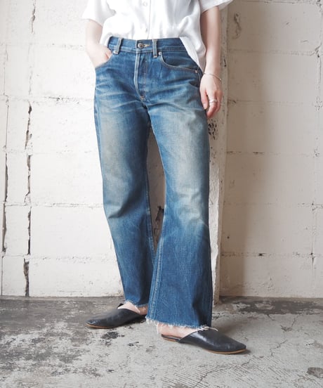 A.P.C. Cutoff Denim Pants BL