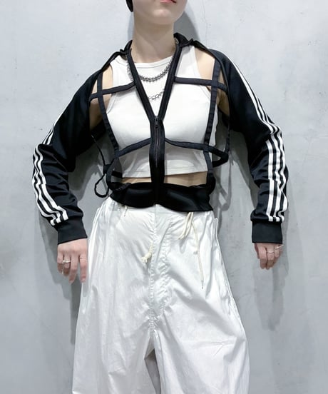 adidas × JEREMY SCOTT Cage Track Jacket BKWH