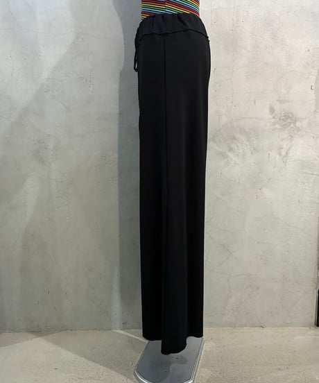 MAX STUDIO Rayon Mix Easy Pants BK