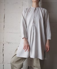 1930-40's Euro Stripe Grandpa Shirt WHPUR