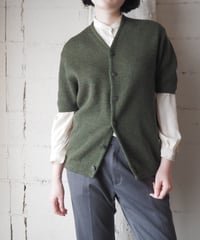 1960-70's Vintage Sears Short Sleeve Knit Cardigan KA
