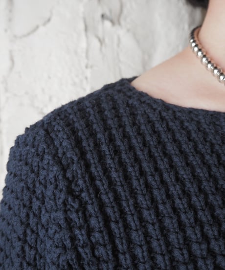 LAUREN RALPH LAUREN Cotton Waffle Knit NV