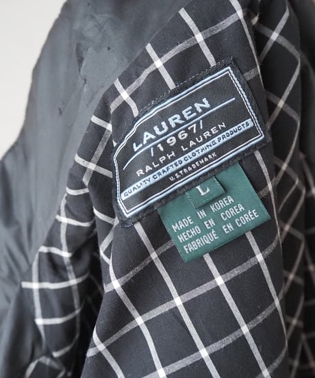 LAUREN RALPH LAUREN Rubber Coating Mountain Jacket BK