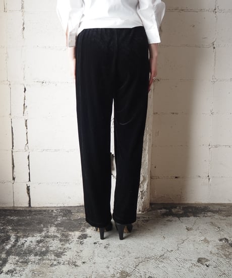 Made in USA Velour Easy Pants BK
