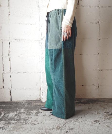 Remake Corduroy Wide Easy Pants GN