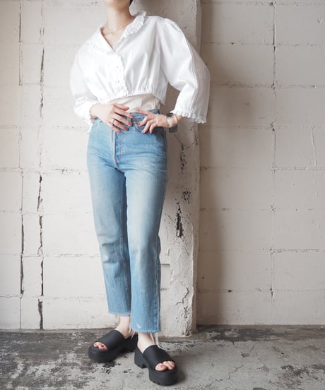 Cropped Tyrolean Blouse WH
