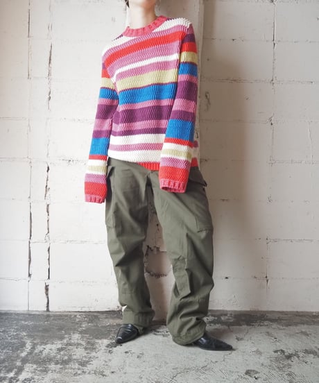 WEEKEND MaxMara Multicolor Stripe Sweater PIYEBL
