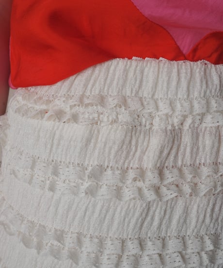 Textured Ruffled Tiered Maxi Skirt IV