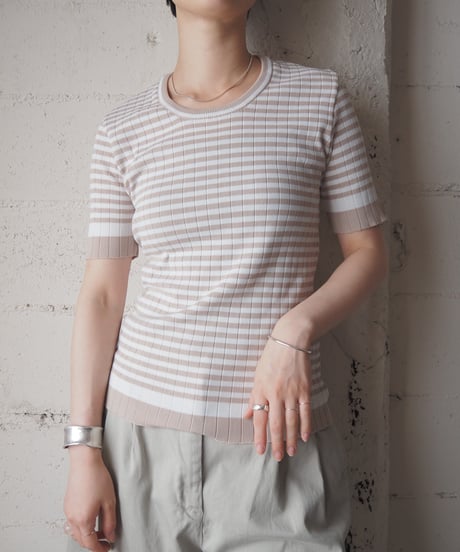 1970's Border S/S Knit BEIV
