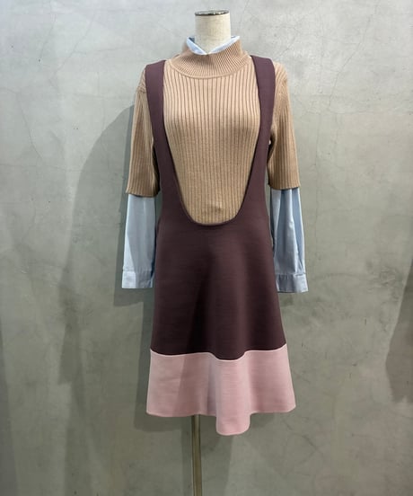 MARNI Bicolor Jumper Skirt PI