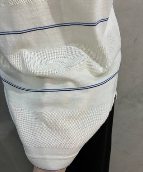 1970-80's adidas Line Design Polo Shirt IV BL
