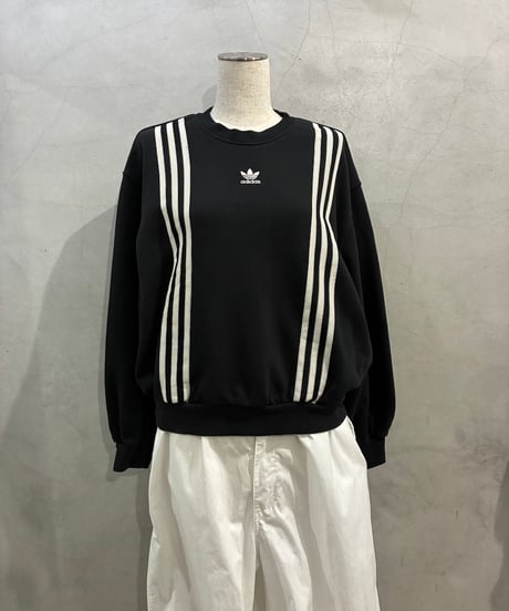 adidas 3 Stripes Taped Sweatshirt BK