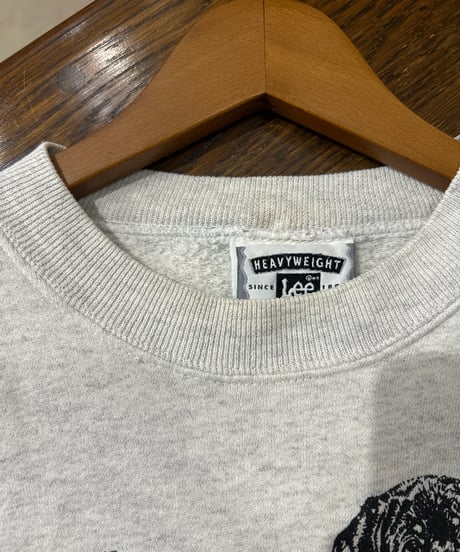 1990's Lee Made in USA Puppy Sweatshirt LGR BK