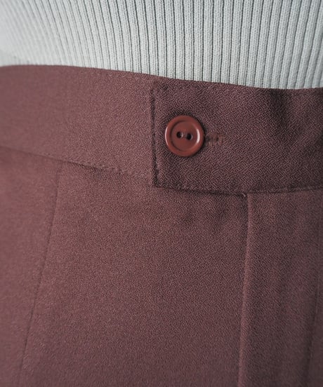 Straight Center Press Pants BR