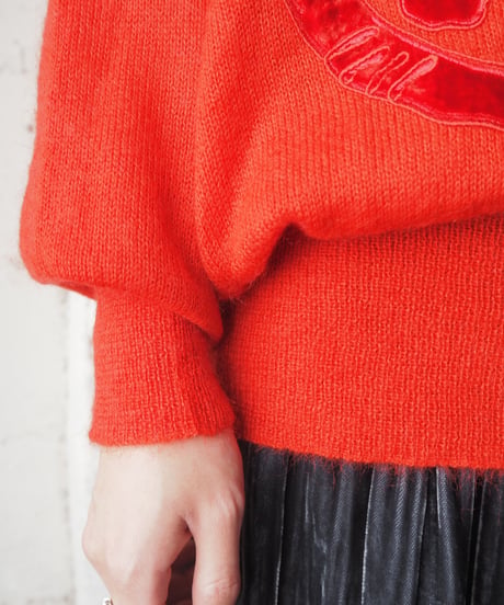 ESCADA Velour Emblem Sweater RE
