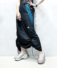 REMAKE adidas Drawstring Track Skirt BKBL