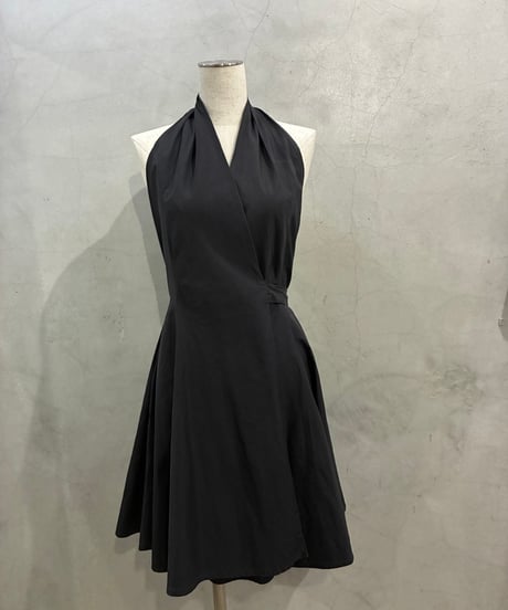 KENZO Halter Neck Wrap Dress BK
