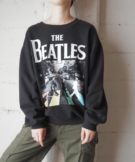 BEATLES Abbey Road Print Sweatshirt BK