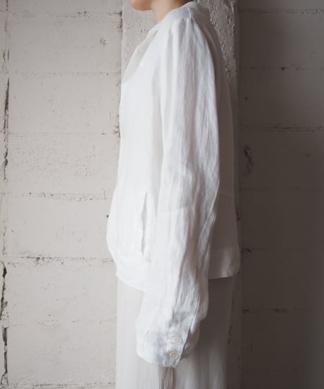 CP SHADES Made in USA Linen Summer Jacket WH