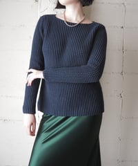 LAUREN RALPH LAUREN Cotton Waffle Knit NV