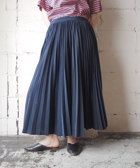 Made in France Pleated Flare Skirt NV