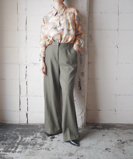 MAX STUDIO Linen Rayon Wide Pants KA