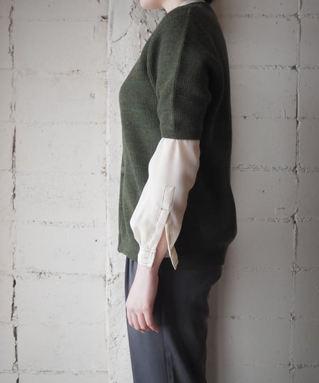 1960-70's Vintage Sears Short Sleeve Knit Cardigan KA