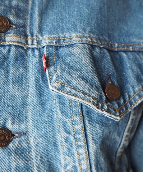 REMAKE Levi's Collarless Denim Jacket BL