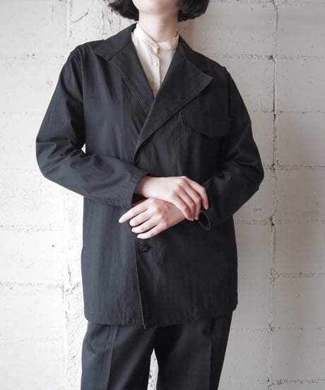 Y's Asymmetric Collar Jacket BK